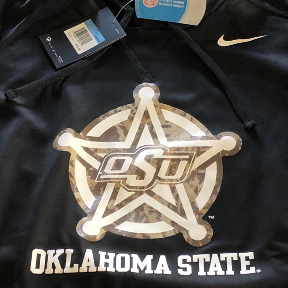 NWT NIKE THERMA-FIT OU OKLAHOMA STATE KO HOODIE M